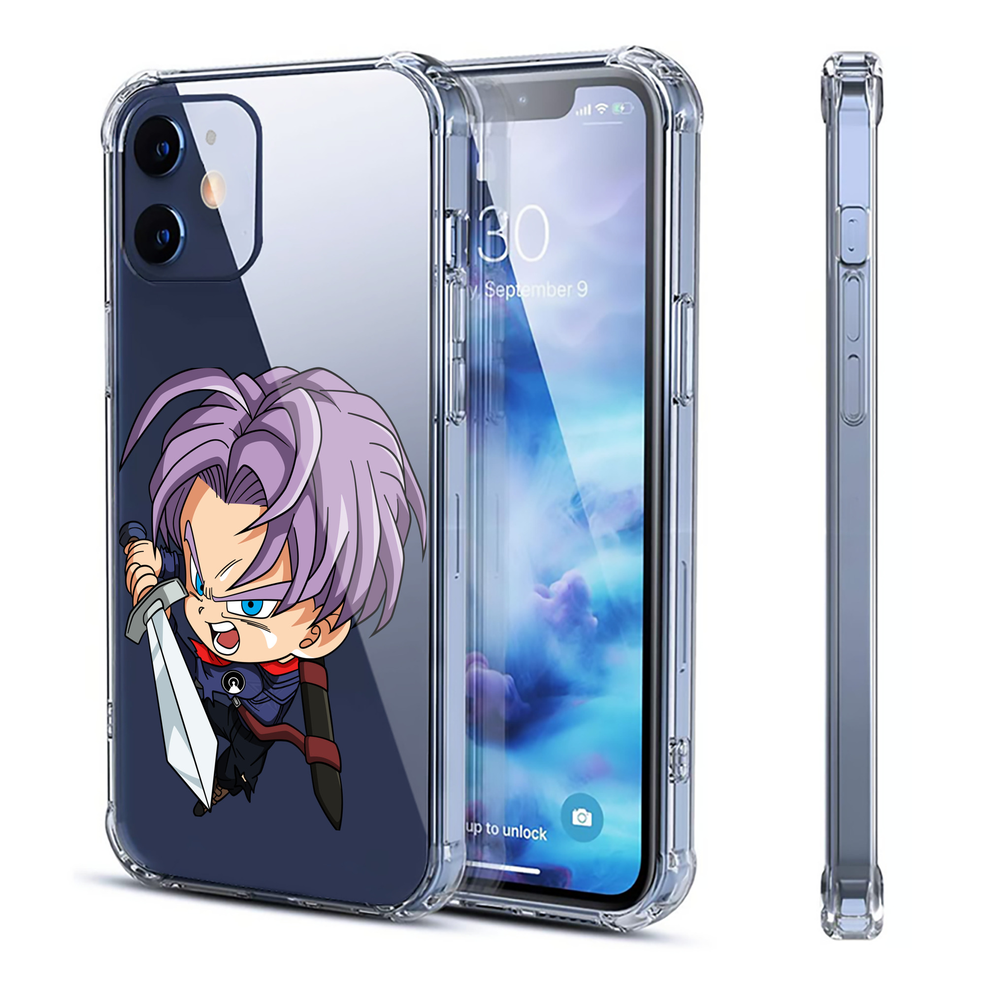 （画像用） ドラゴンボール DRAGON BALL 【iPhone 12シリーズ対応】透明スマホケース（クリアソフトケース）
